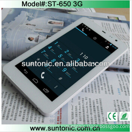 6.5" Tablet 3G SIM Card Slot with Mtk6572 Dual Core